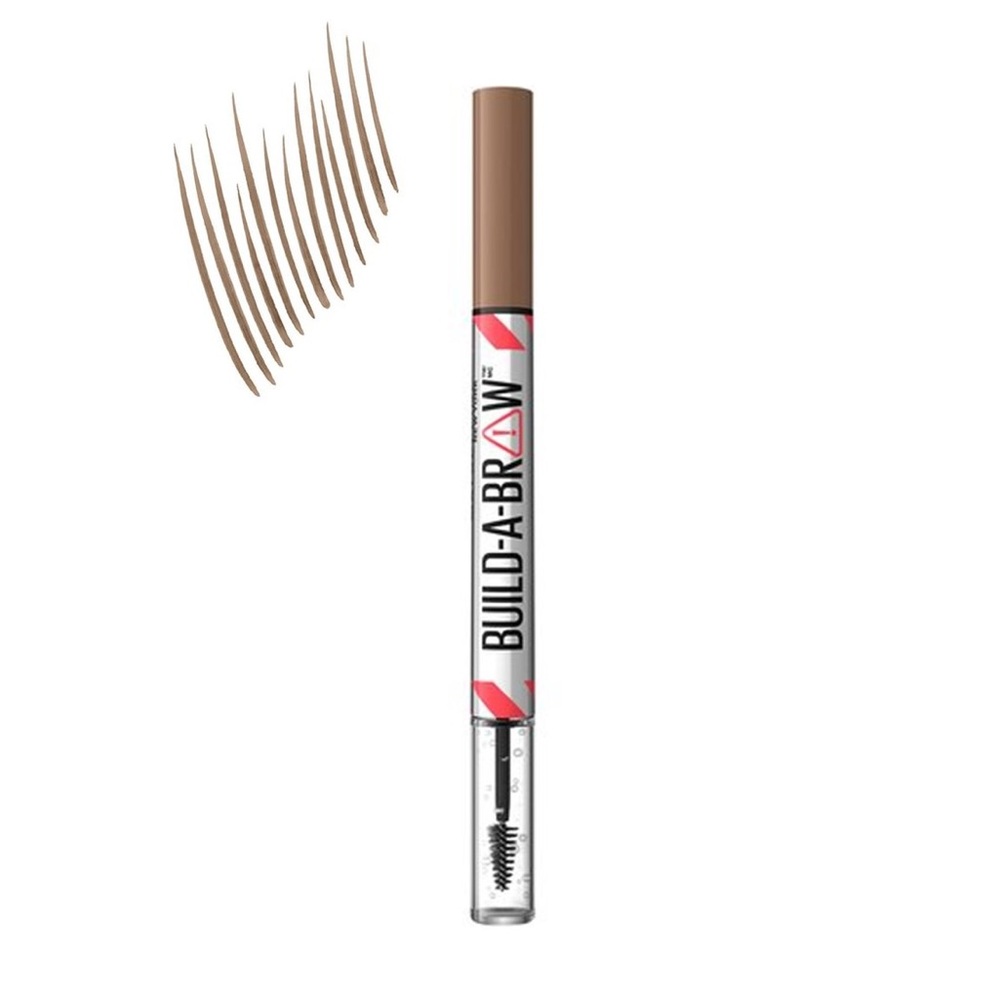 BNIB Maybelline Build-A-Brow Dual-Ended Brow Pencil & Gel - Soft Brown